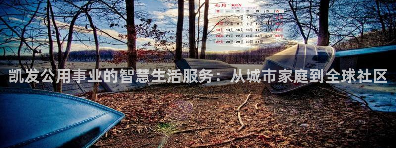 凯发平台k8：凯发公用事业的智慧生活服务：从城市家庭到全球社区